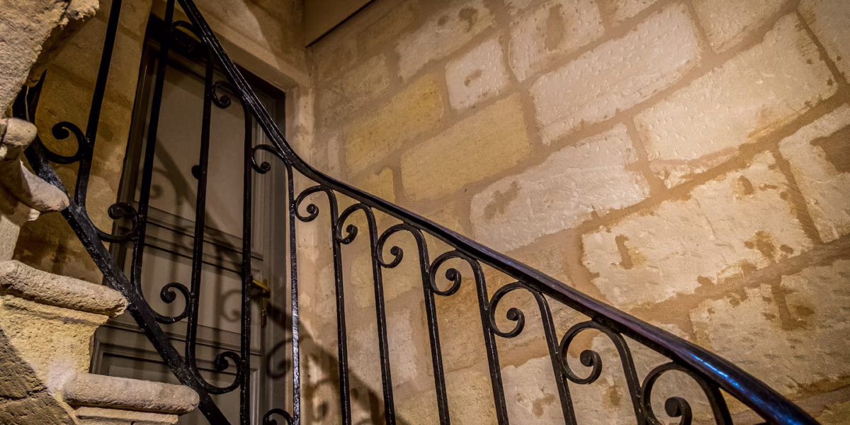 escalier d'accès